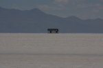 Hugh Leslie Bolivan Salt flat bus